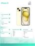 Mobitel Apple iPhone 15 512 GB Yellow