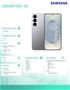 Mobitel Samsung GALAXY S25+ 5G 512 GB Silver