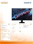 Monitor Gigabyte GS27QCA / 27"